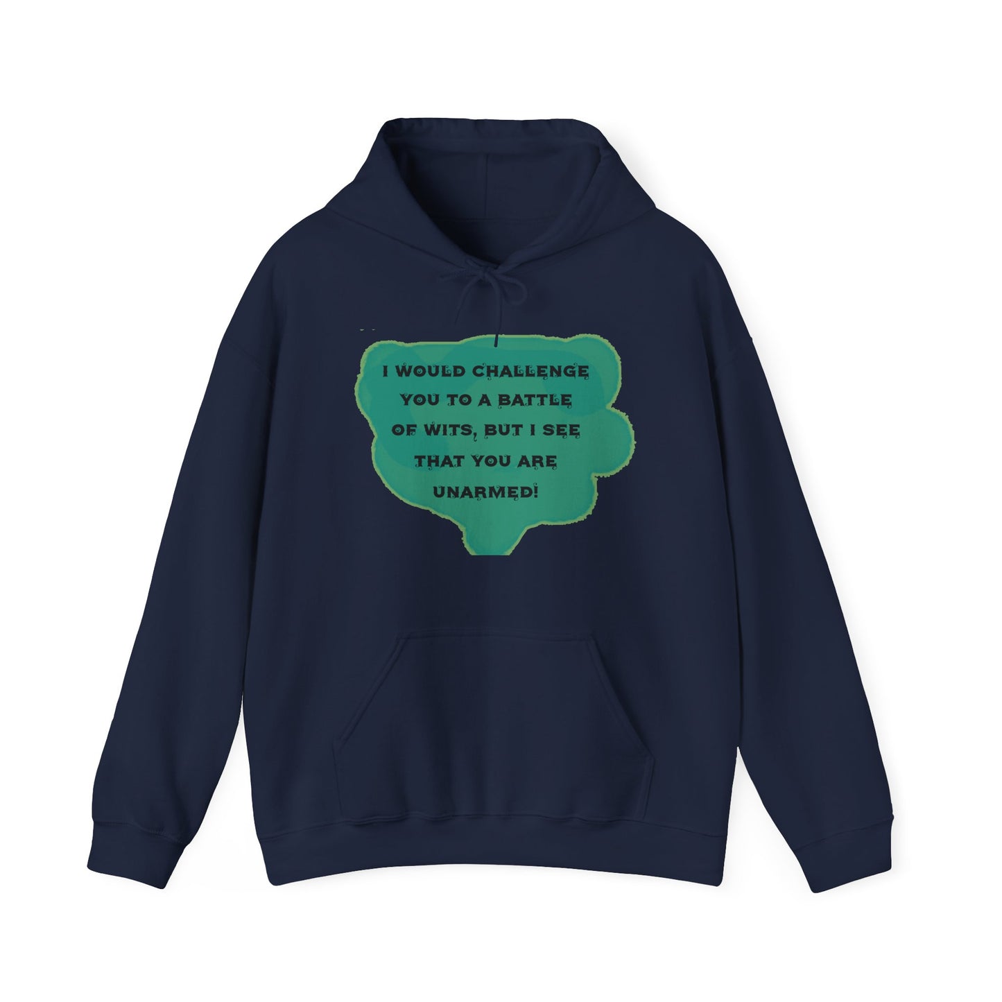 Funny Battle of Wits Unisex Hoodie