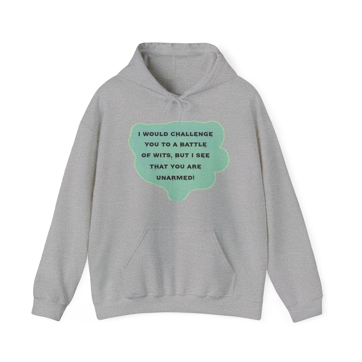 Funny Battle of Wits Unisex Hoodie