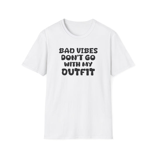 No Bad Vibes; Unisex Softstyle T-Shirt